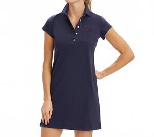 NEW BOAST club polo dress in navy